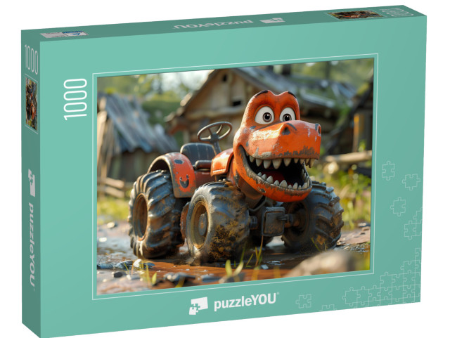 Puzzle 1000 pezzi „Dinotruck“