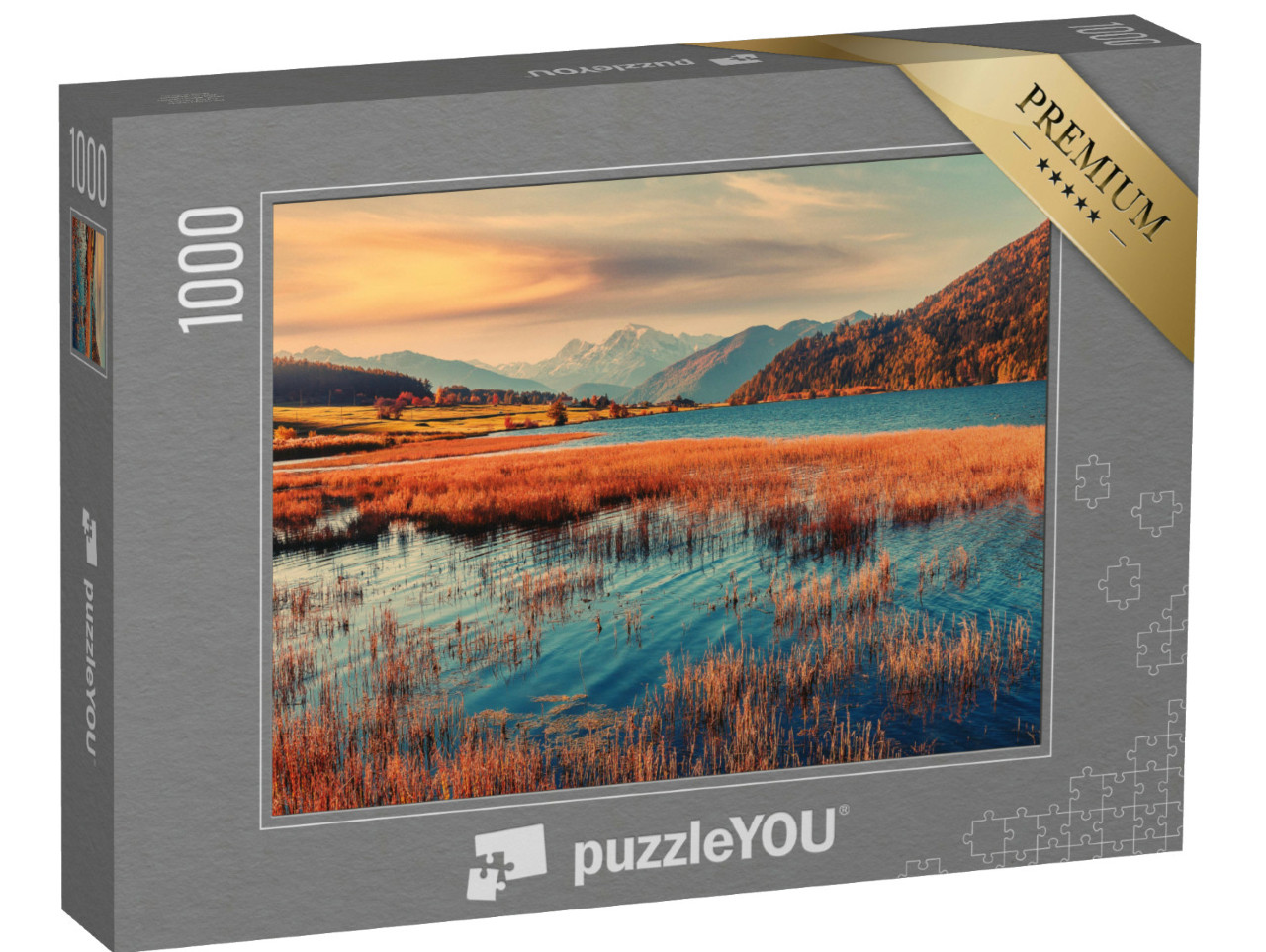 Puzzle 1000 pezzi „Panorama autunnale dell'Haidersee“