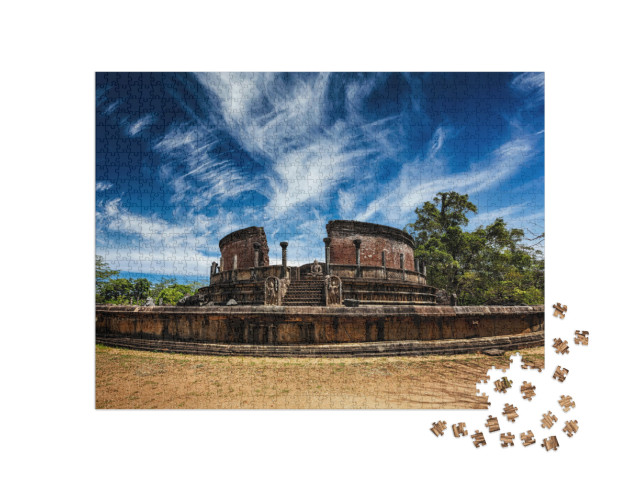 Puzzle 1000 pezzi „Antico vatadage (stupa buddista) a Pollonnaruwa, Sri Lanka“