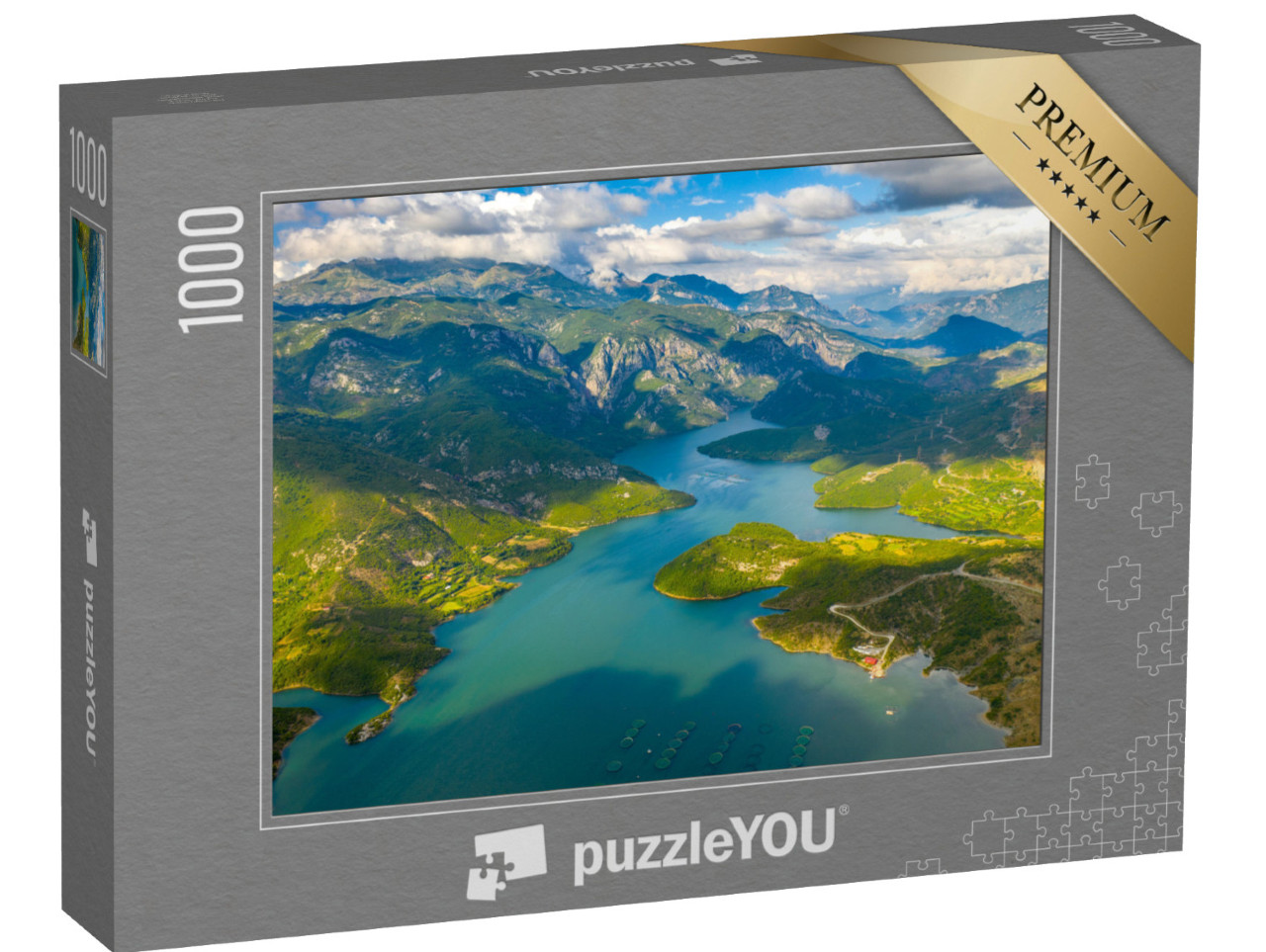 Puzzle 1000 pezzi „I laghi mozzafiato dell'Albania“