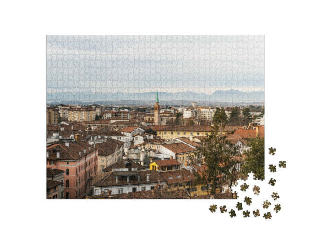 Puzzle 1000 pezzi „Vista della città di Udine dal castello“