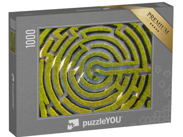 Puzzle 1000 pezzi „Labirinto di arbusti nel Parco Botanico di Ayia Napa, Cipro“