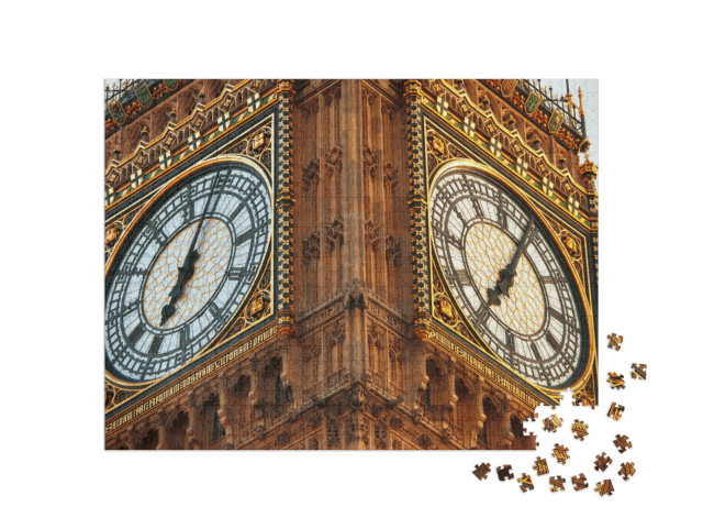 Puzzle 1000 pezzi „Primo piano del Big Ben di Londra“