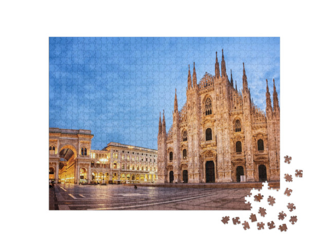 Puzzle 1000 pezzi „Duomo di Milano, Italia“