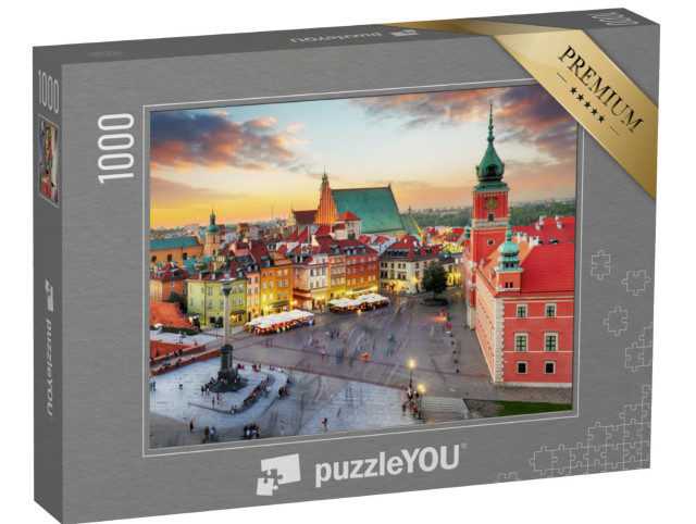 Puzzle 1000 pezzi „Città vecchia di Varsavia, Polonia“