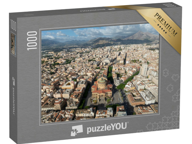 Puzzle 1000 pezzi „Teatro Massimo Vittorio Emanuele, a Palermo, il più grande teatro lirico d'Italia“